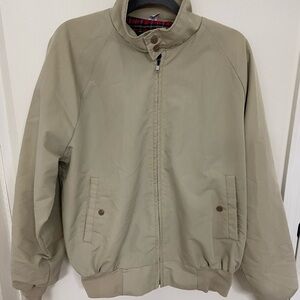 Cal Craft Made In USA Men's Beige Lightweight Windbreaker Jacket Men’s XL